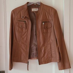Michael by Michael Kors Leather Jacket